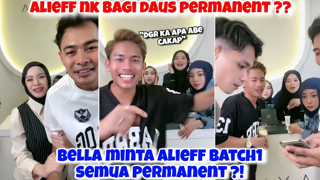 Daus Dapat Jadi Permanent ?? Alieff Describe Daus Aina Asslah Harry Una di Live !!