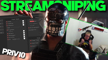 STREAM SNIPING RUST STREAMERS WITH THE BEST EXTERNAL | PRIV10