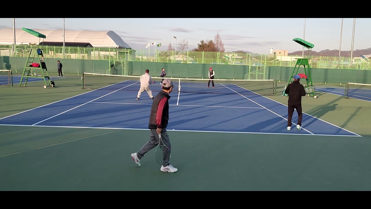 즐거운tennis탄금대시니어대회2026.2.27,금.R4.