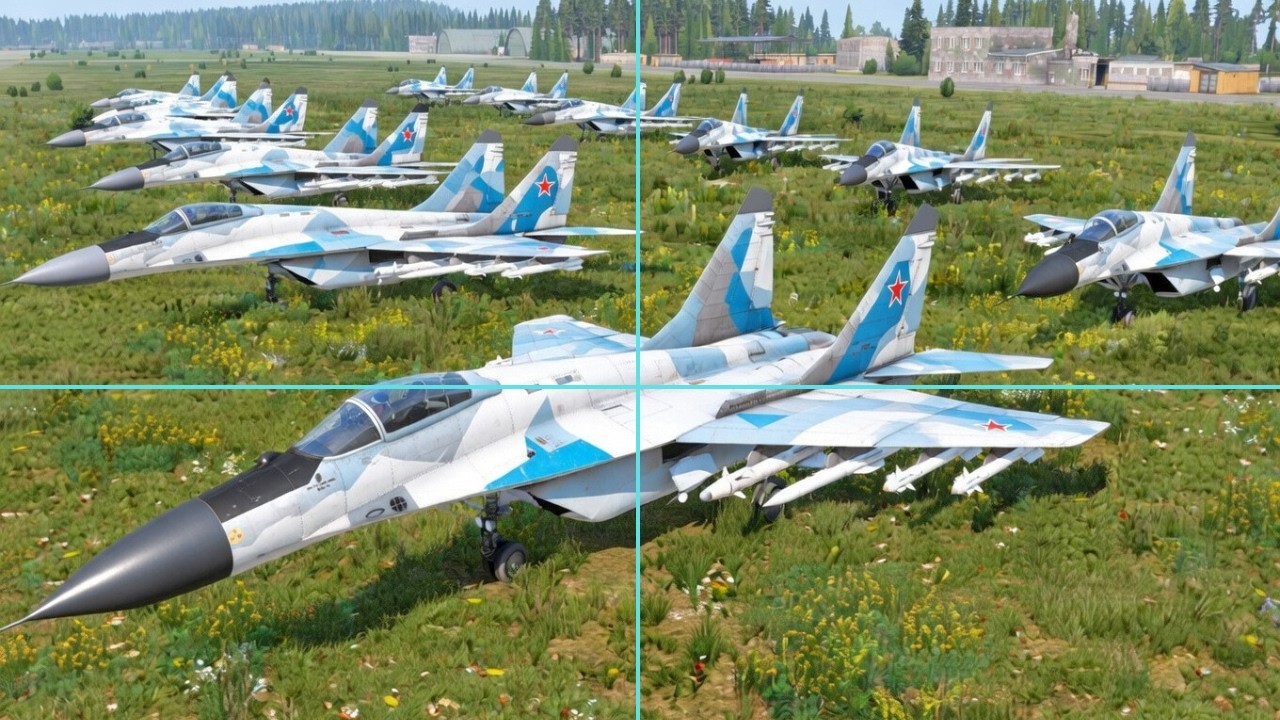 Russian Airbase for Next Generation Fighter Jets Bombarded by Missiles