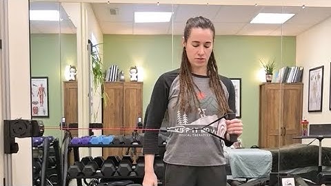 Isometric Shoulder External Rotation Walkout