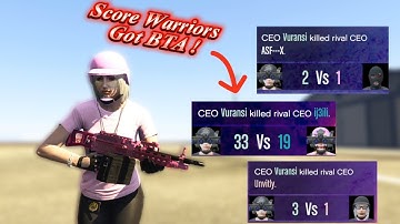 This Tryhard Called Me Out For A 1vs1 And Got Humbled With His Score Warrior Friends | GTA ONLINE 