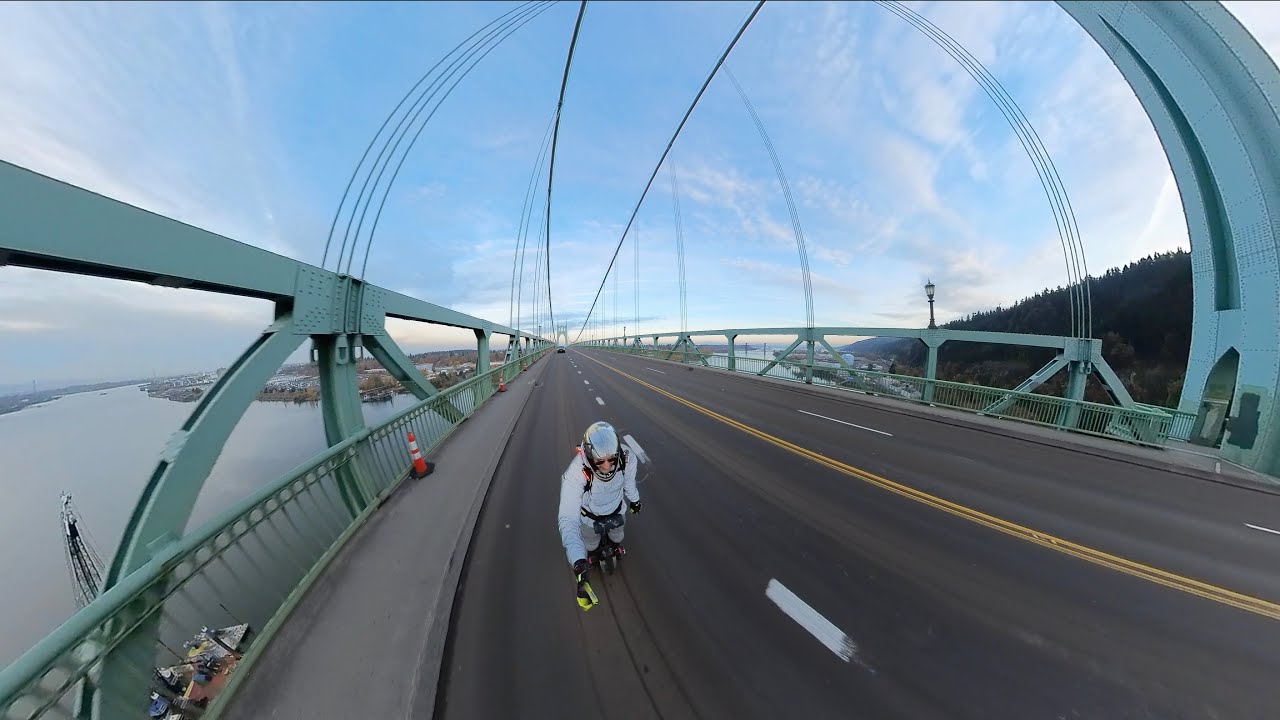 Electric Unicycle Monster Pro Portland November ride YouTube