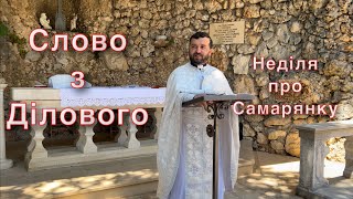 картинка: Слово з Ділового. Неділя про Самарянку. Йо 4:5-42. Тарас Бровді