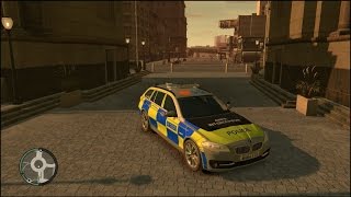 GTA 4 Car Mod | BMW 525D Police Car