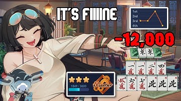Playing perfectly and still losing is what mahjong is all about (Mahjong Soul / 雀魂)