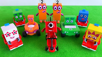 Looking for Numberblocks NEW 13 Puzzle Tetris Shape | ASMR chirping of birds