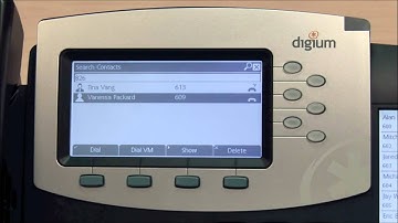 Tutorial on Digium Phone Contact Apps