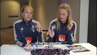 Magdalena Eriksson & Fridolina Rolfö - 2019 WC Panini card challenge