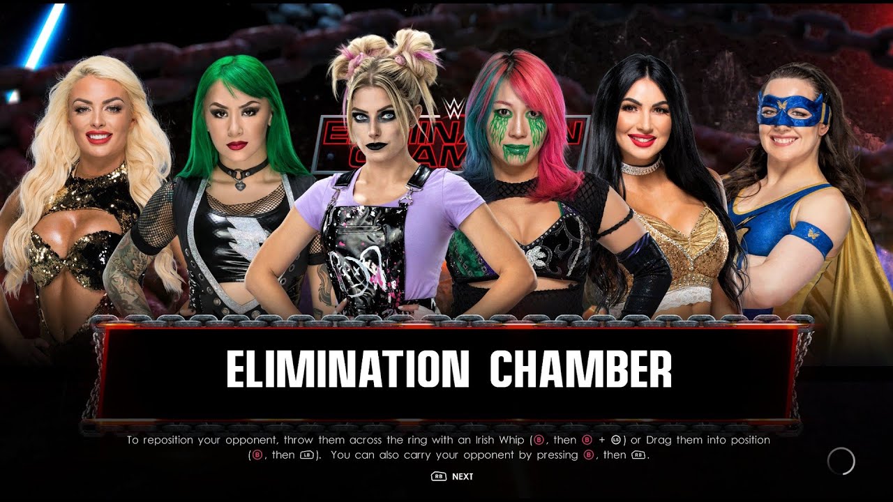 ALEXA BLISS ELIMINATION CHAMBER MATCH WWE 2K22 YouTube