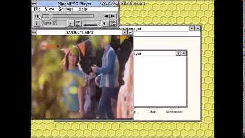 Windows 3.1 running in DOSBox