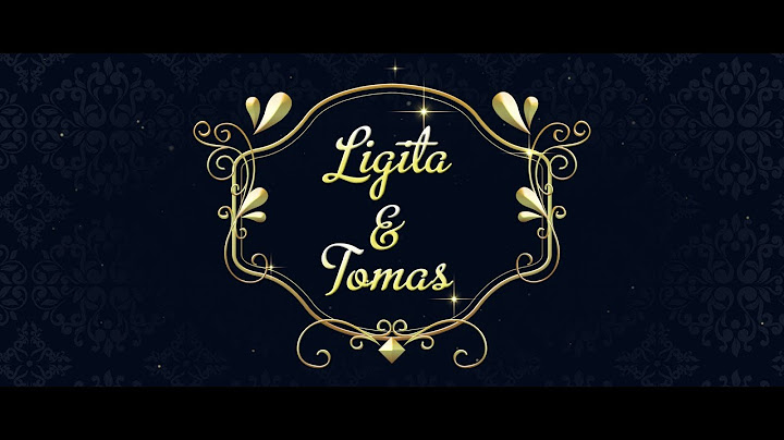 Vestuvių kvietimų vaizdo įrašas - išsaugokite datą (Ligita & Tomas)
