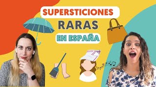 Real CONVERSATION in Spanish: Talking about WEIRD SUPERSTITIONS in Spain with @ErrequeEle