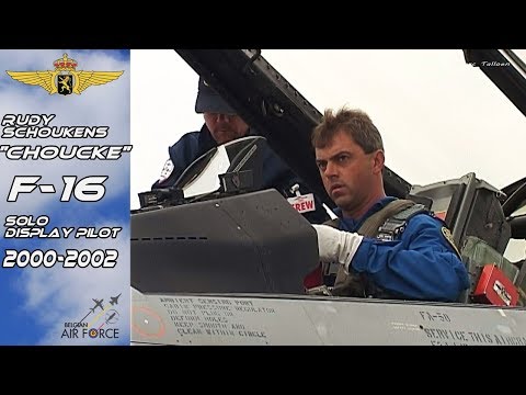 F-16 2000-2002 Rudy "Choucke" Schoukens Belgian Air Force F16 Solo Display Pilot 2000-2002