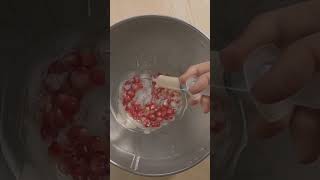 A Meticulous Step-by-step to a Unique Pomegranate Jelly Craft! #shorts