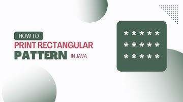 How to print rectangle pattern👌Easiest Method || Pattern Printing || Java Programming