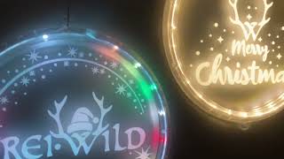 Frei.Wild - LED Weihnachtsdeko (24cm Durchmesser, 2 Varianten)