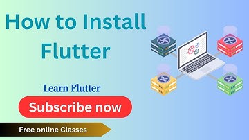 How to Install Flutter on Windows 10/11 Step by Step | Flutter Installation in Hindi