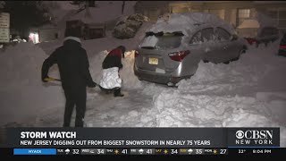 New Jersey Digging Out From Biggest Snowstorm In Nearly 75 Years