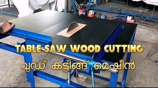 Table saw wood cutting machine