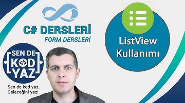 C# Listview (Liste) Kullanımı, Visual Studio 2019 ile C# Form Dersleri
