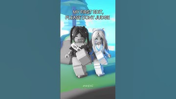 MY FIRST EDIT 😭 || Roblox edit || #shorts #roblox #fyp
