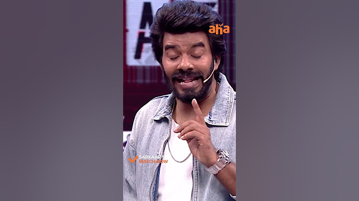 Evadra Veedini Show ki pilichindi🤦‍♂️😂 | #Sarkaar5 Episode 3 | Sudigali Sudheer | Aha