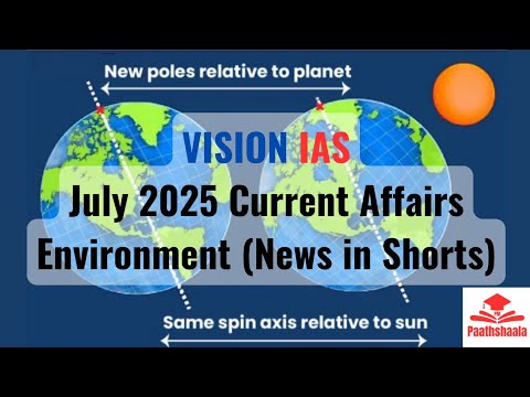 July 2025 | vision IAS Current affairs| Environment (Shorts) - YouTube
