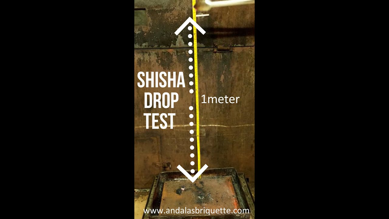 Shisa Cube Briquette Drop Test from 1 Meter High