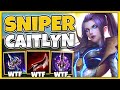 WTF! ONE CAITLYN SPELL ONE-SHOTS FROM ACROSS MAP! 100% LETHALITY NUKES! - League of Legends