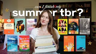 can I finish my entire Summer TBR before summer ends 📚🌞  *reading vlog*