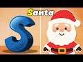 Learn the Christmas Alphabet from A to Z 🎄 | Fun Holiday ABC Song for Kids | Spectacular Lara