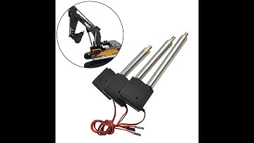 HOW TO UPGRADE HUINA 1592 RC EXCAVATOR Cylinder using Arm Strength Servo