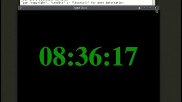 Making a Digital Clock With Python Tutorial