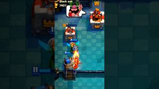 1 HP tower watch till at the end #clash #clashroyale #memes #supercell #viral #cards #shorts #funny