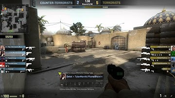 CSGO Competitive - Zeus on Dust2 - B Site Lurk