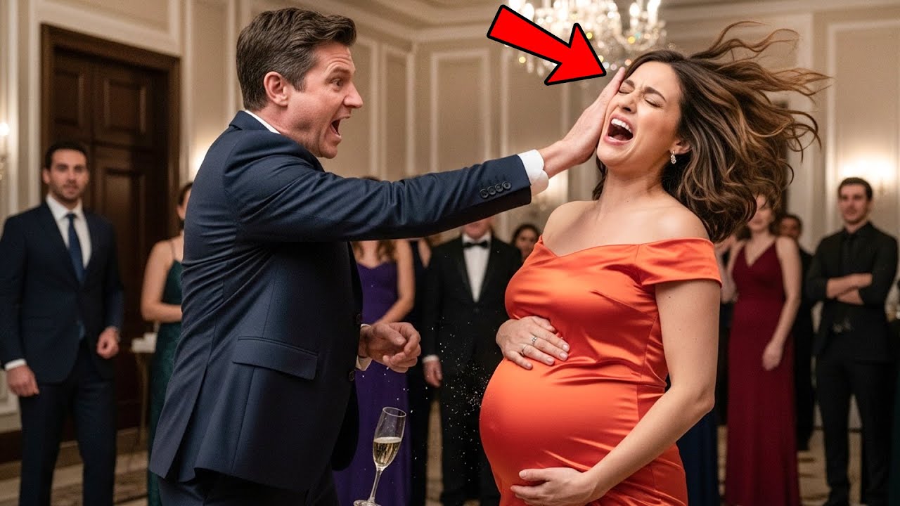 At His Promotion Party, He Beat His Pregnant Wife —Unaware She Was The Billionaire CEO Who Owned His