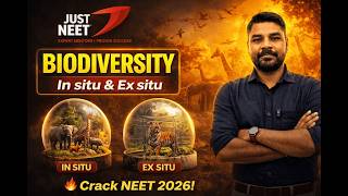 Biodiversity – In-Situ &amp; Ex-Situ Conservation | NEET 2026 Biology Preparation 🌿