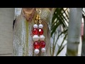 How to make Beaded Hanging Earring