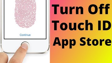How to Turn Off Touch ID for App Store | How to Disable Touch ID for App Store
