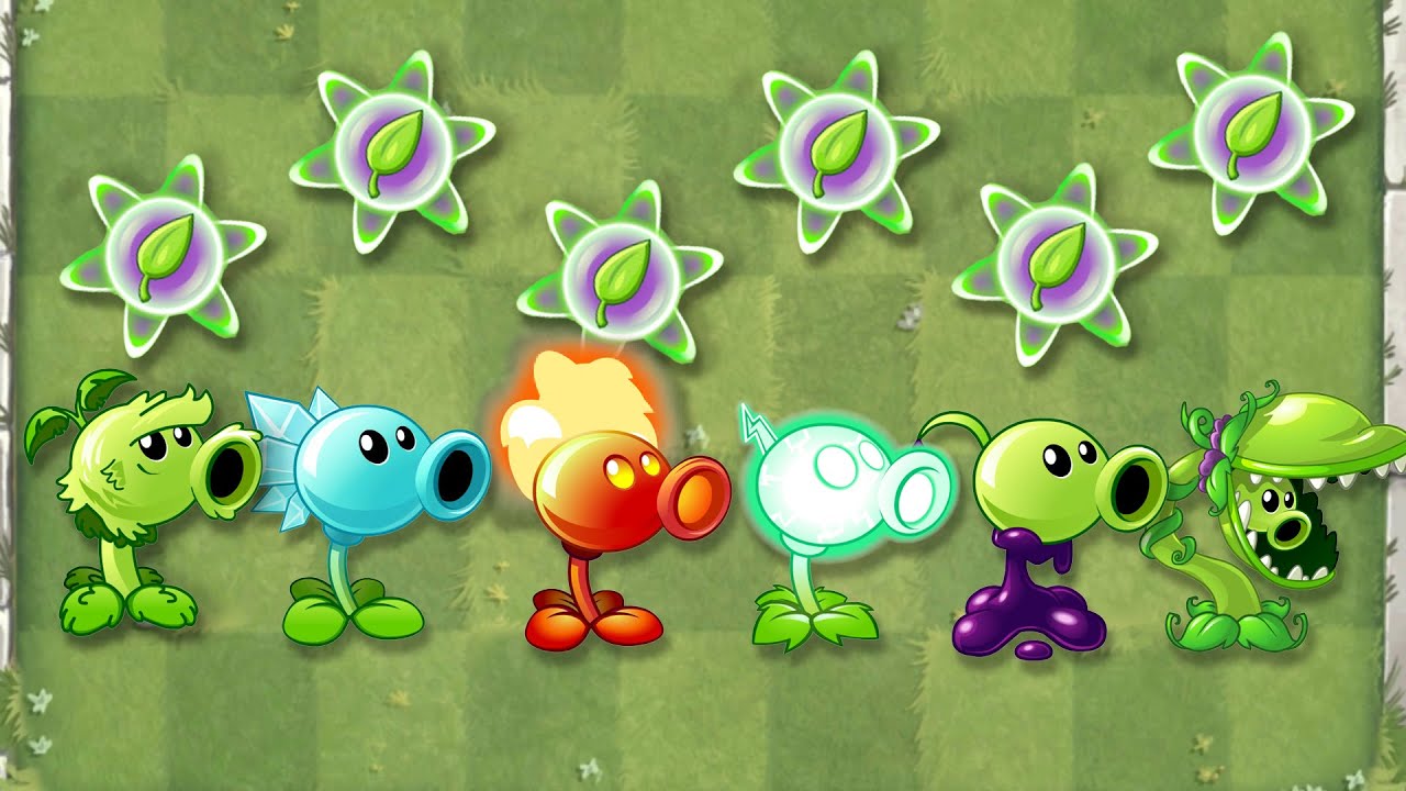 PvZ 2 Challenge - Every Pea VS 999 Zombie - YouTube