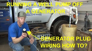 Running a 230 Volt Submersible Well Pump on a Small Generator | Generator Plug Wiring