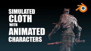 Blender Tutorial - Simulated Cloth with Animated Characters