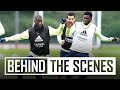 Thomas Partey hits top bins! | Behind the scenes at Arsenal training centre