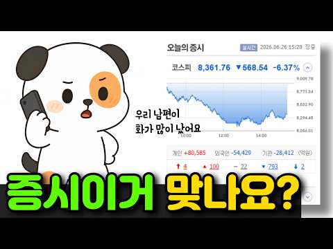 오늘 급락 이유 2개