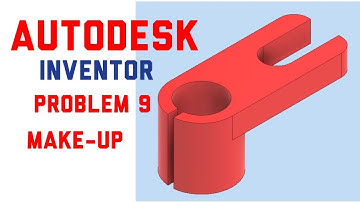 MAKE-UP of problem 9 Autodesk inventor in | Technical drawing | Engineering drawing
