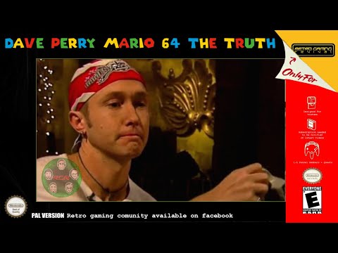 GamesMaster Dave Perry Super Mario 64 Incident - The Truth?