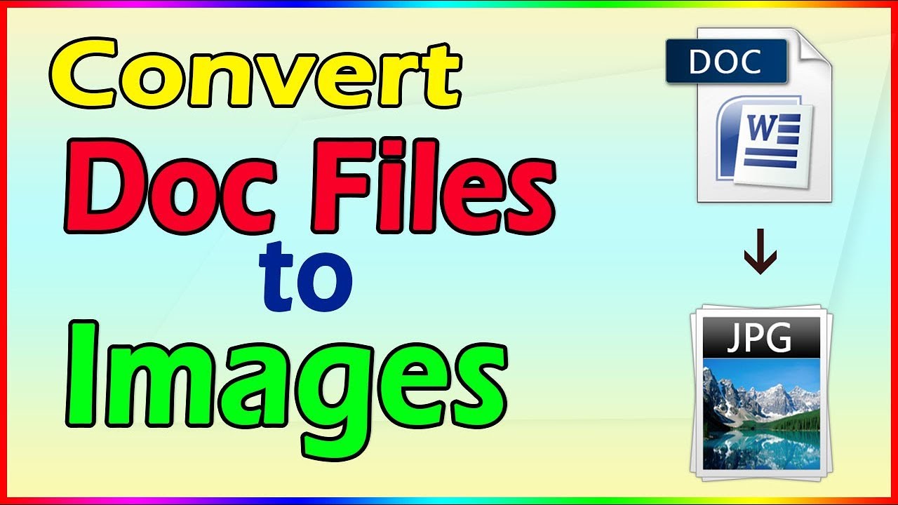 Doc to Image converter