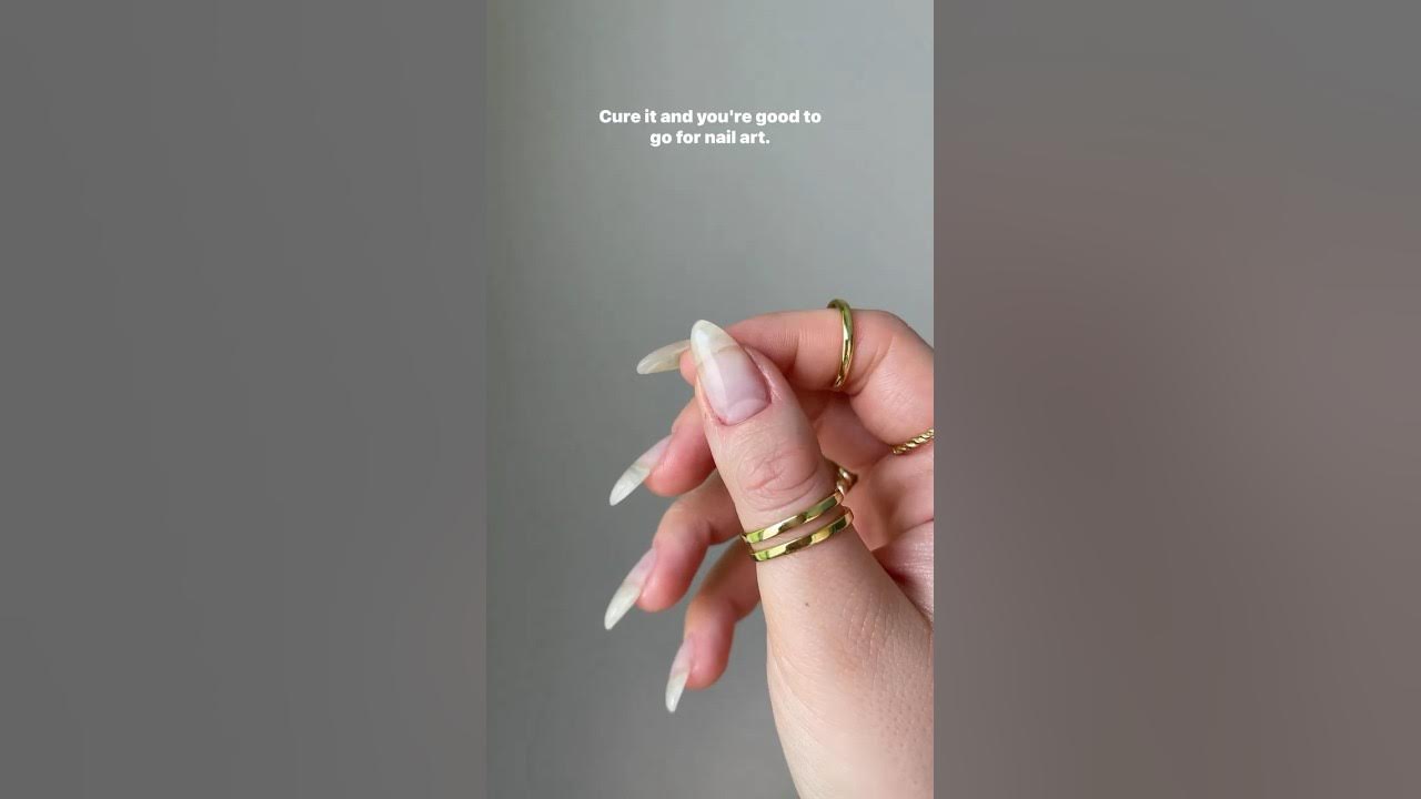 Here’s the secret to having long nails 💅🏻 nailsathome buildergel 