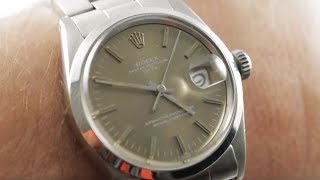 rolex oyster date vintage